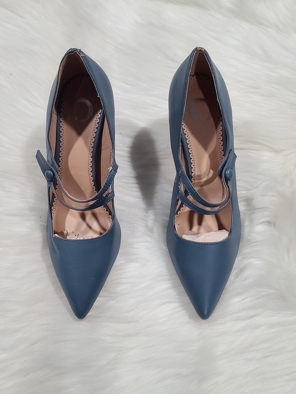 Journee Sydney Pump Collection Pointed Mary Jane Heels 7m